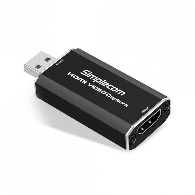 Simplecom DA315 HDMI to USB 2.0 Video Capture Card Full HD 1080p for Live Streaming Recording - Elgato, Atomos Connect Simplecom DA315 HDMI to USB 2.0 Video Capture Card Full HD 1080p for Live Streaming Recording - Elgato, Atomos Connect